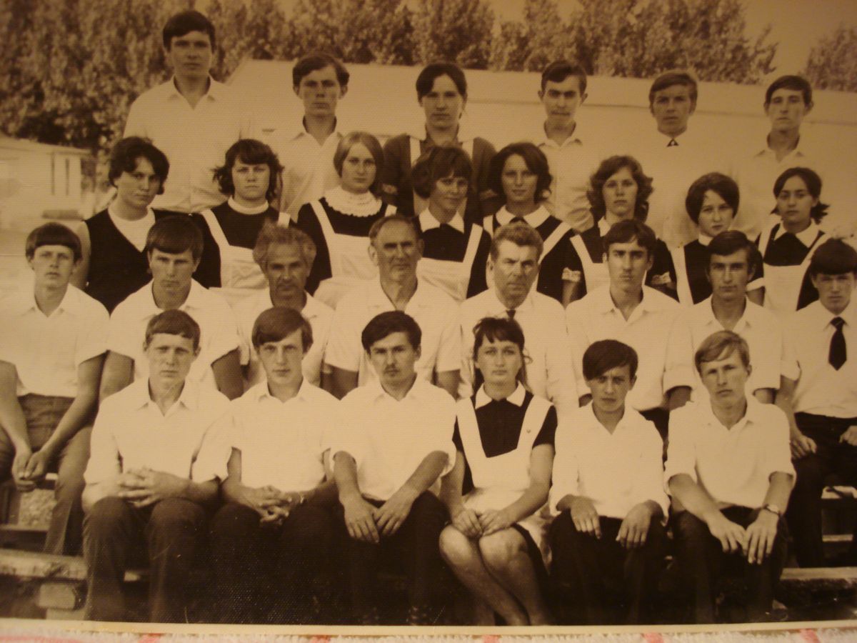 трубчевская восьмилетняя школа выпуск 1972 года фотография
